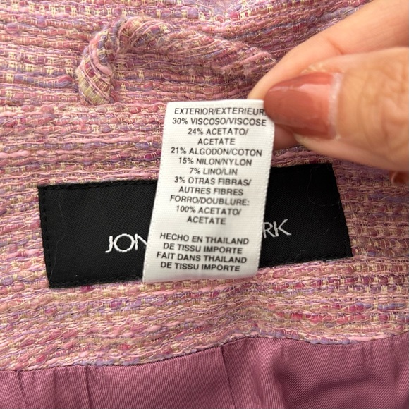 Jones New York Petite Tweed Blazer Jacket - Picture 9 of 10